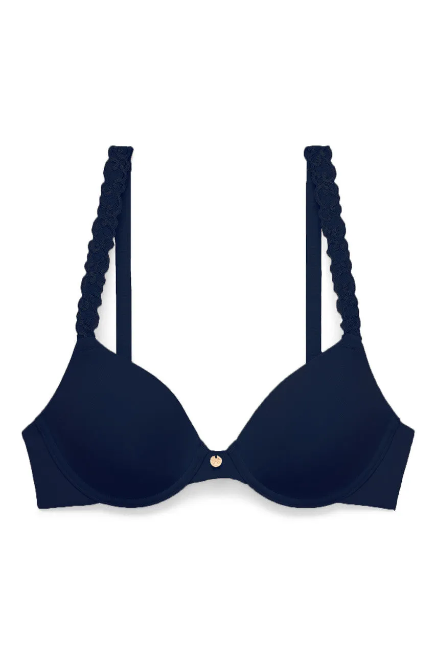 Pure Luxe Custom Coverage Contour Underwire Bra sold by Natori