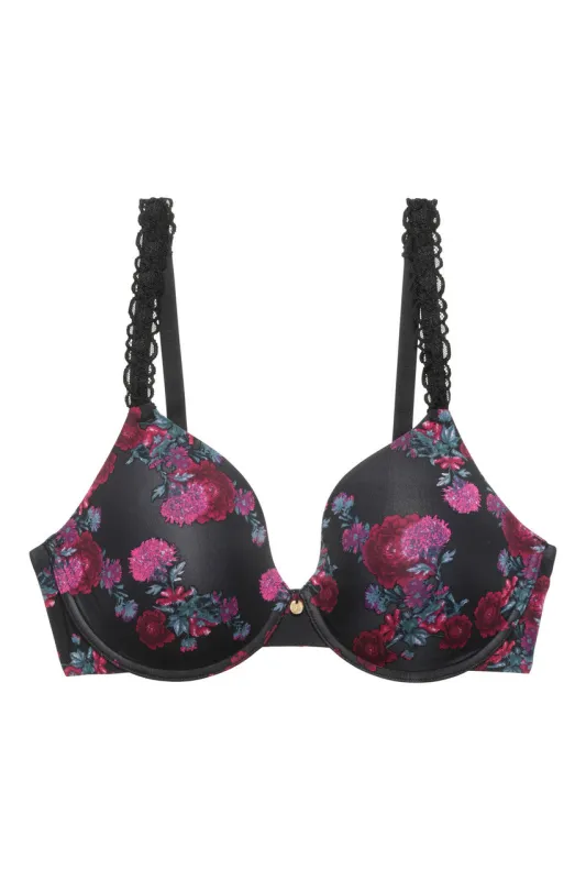 Pure Luxe Custom Coverage Contour Underwire Bra sold by Natori