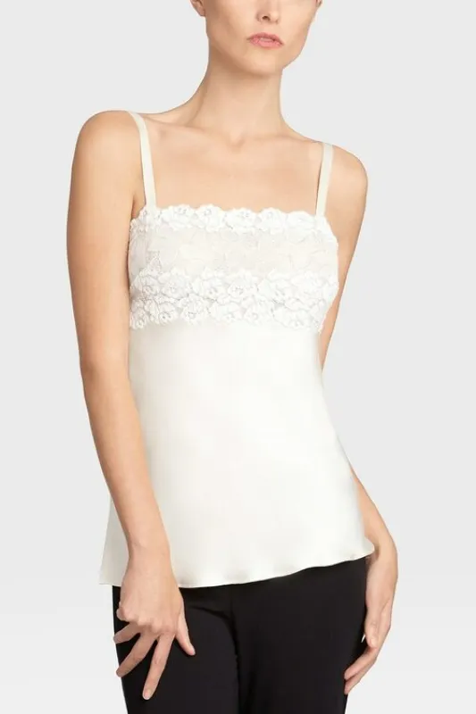 Rose Parfait Camisole with Lace made by Natori