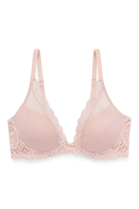 Feathers Plunge T-Shirt Bra sold by Natori