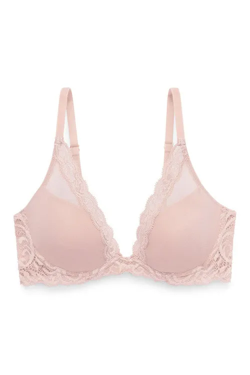 Feathers Plunge T-Shirt Bra sold by Natori
