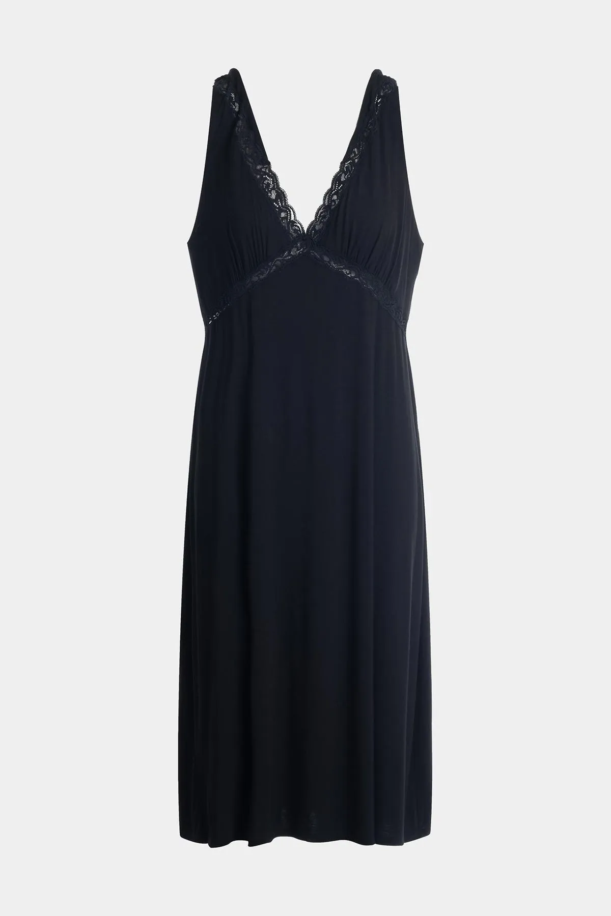 Feathers Essentials Lenzing™ Ecovero™ Viscose Lace Applique Slip Dress sold by Natori product image thumbnail 5