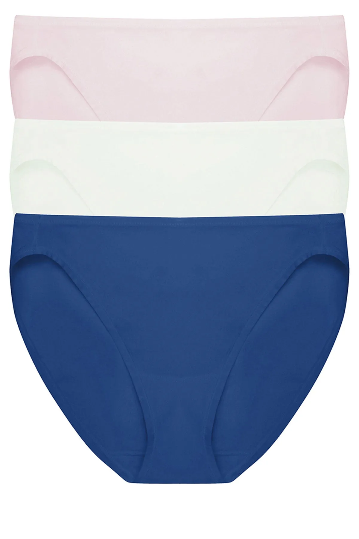 Bliss Bare Cotton Bikini 3-Pack sold by Natori