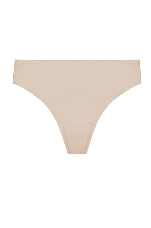 Bliss Bare Cotton Thong made by Natori