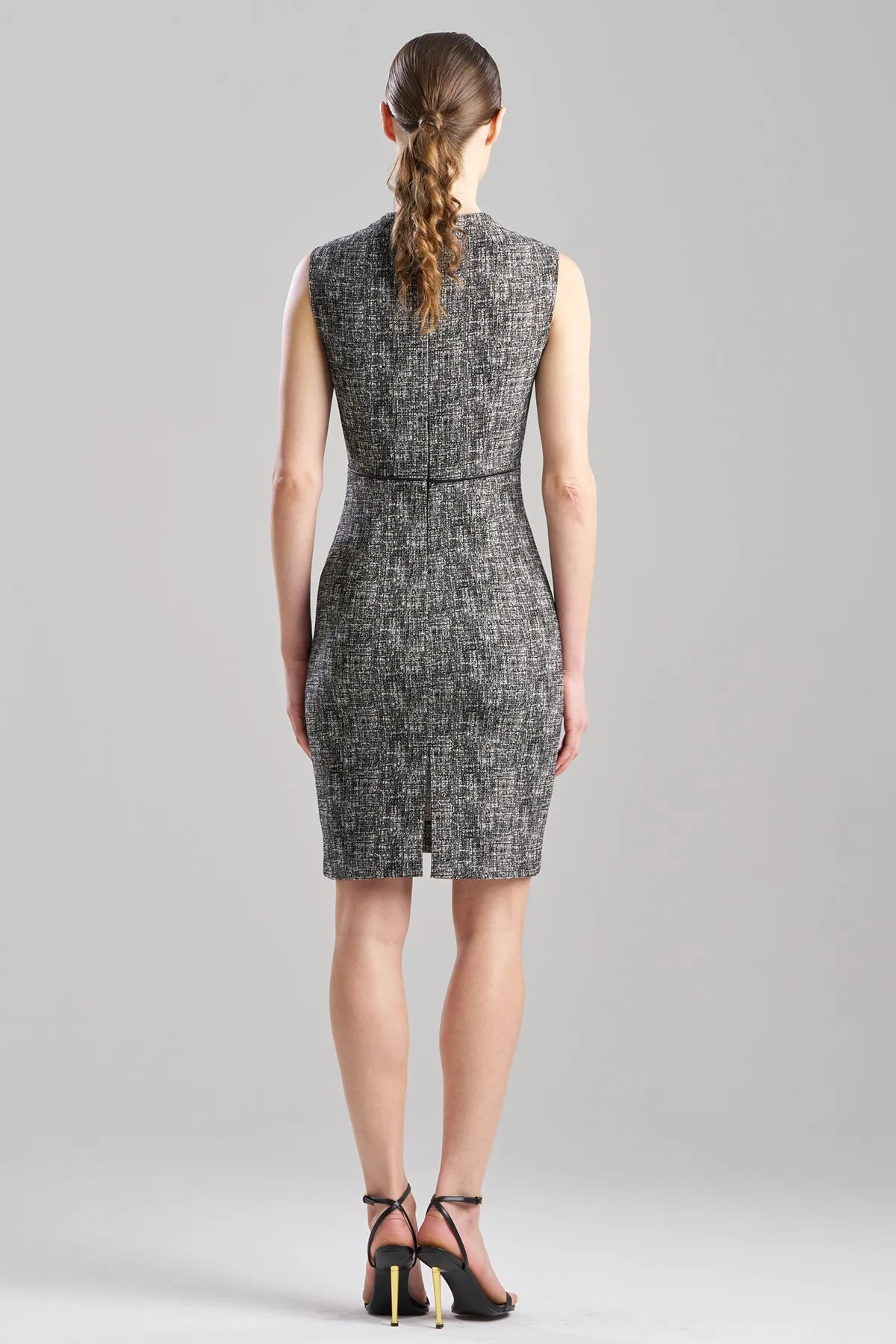 Double Weave Jacquard Square Neck Sheath Dress sold by Natori product image thumbnail 2