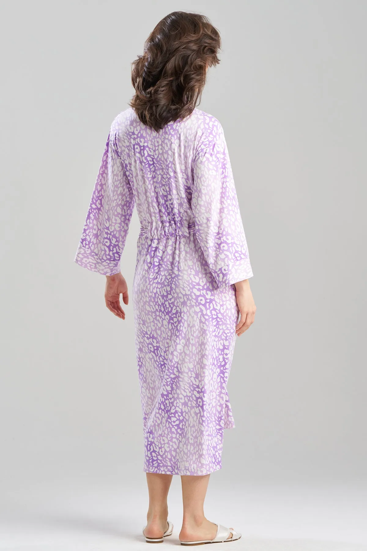 Misty Leopard Cozy Knit Robe sold by Natori product image thumbnail 2