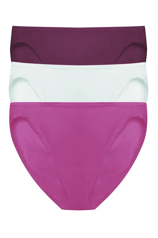 Bliss Bare Cotton Bikini 3-Pack made by Natori