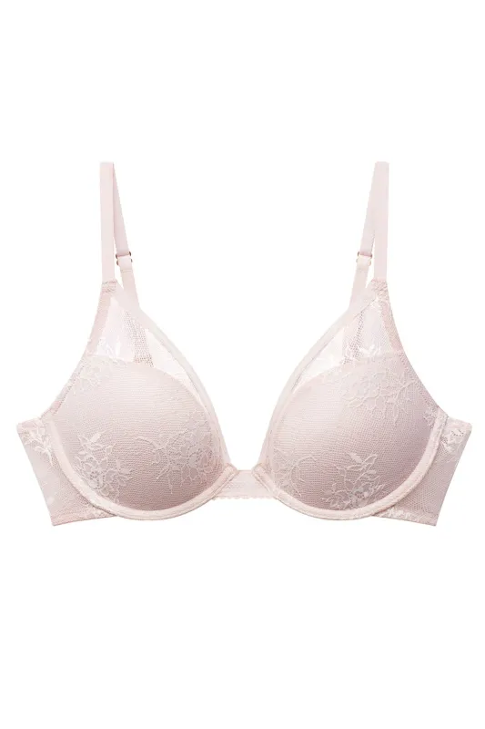 Love Lace Convertible Plunge Push-Up Bra made by Natori