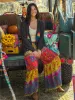 Patti Palazzo Pant - Red Mustard Border sold by NATURAL LIFE