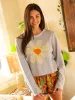 Long Sleeve Waffle Tee Shirt - Heather Grey sold by NATURAL LIFE