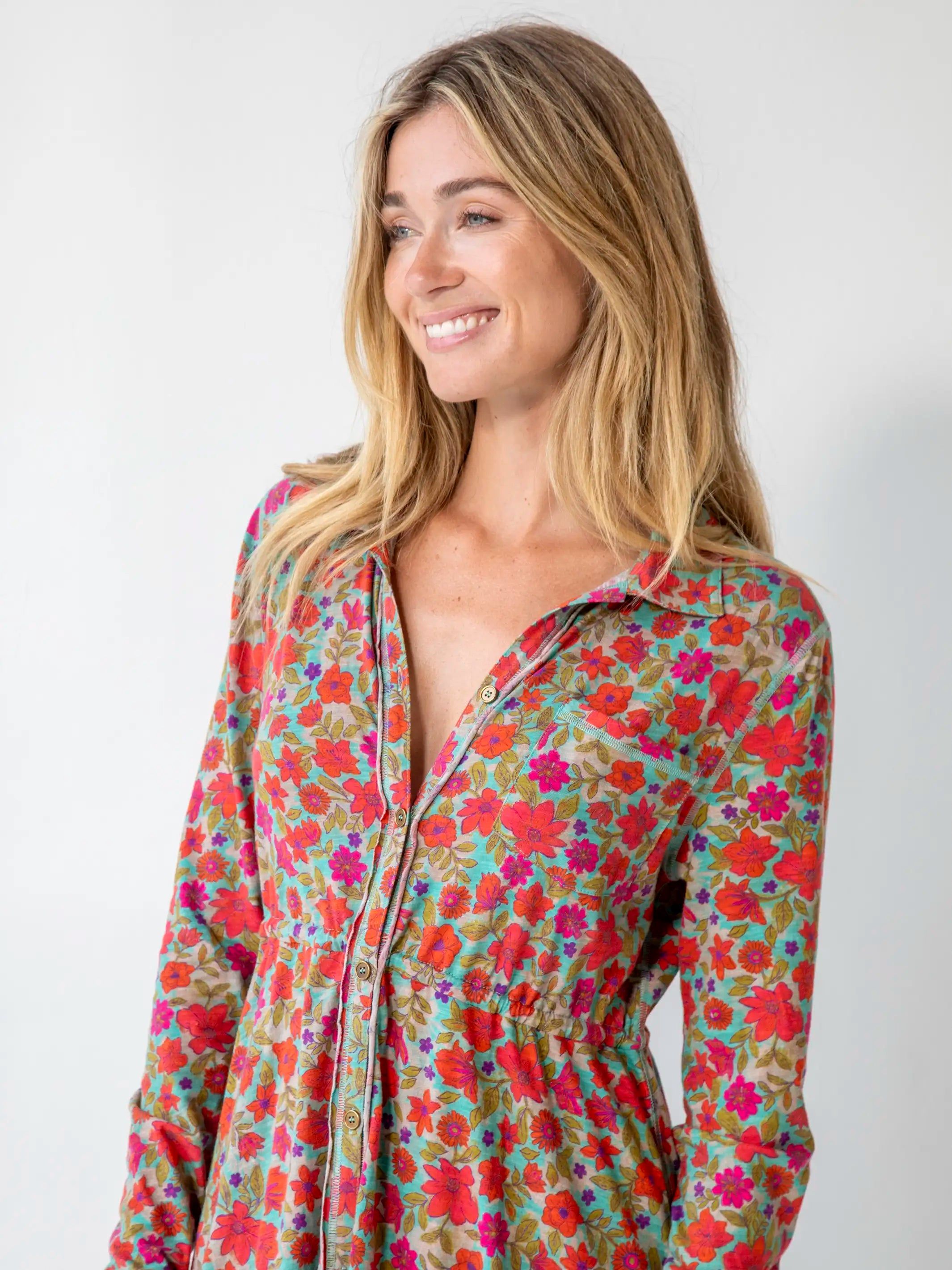 Christa Knit Maxi Dress - Watercolor Neon sold by NATURAL LIFE product image thumbnail 2