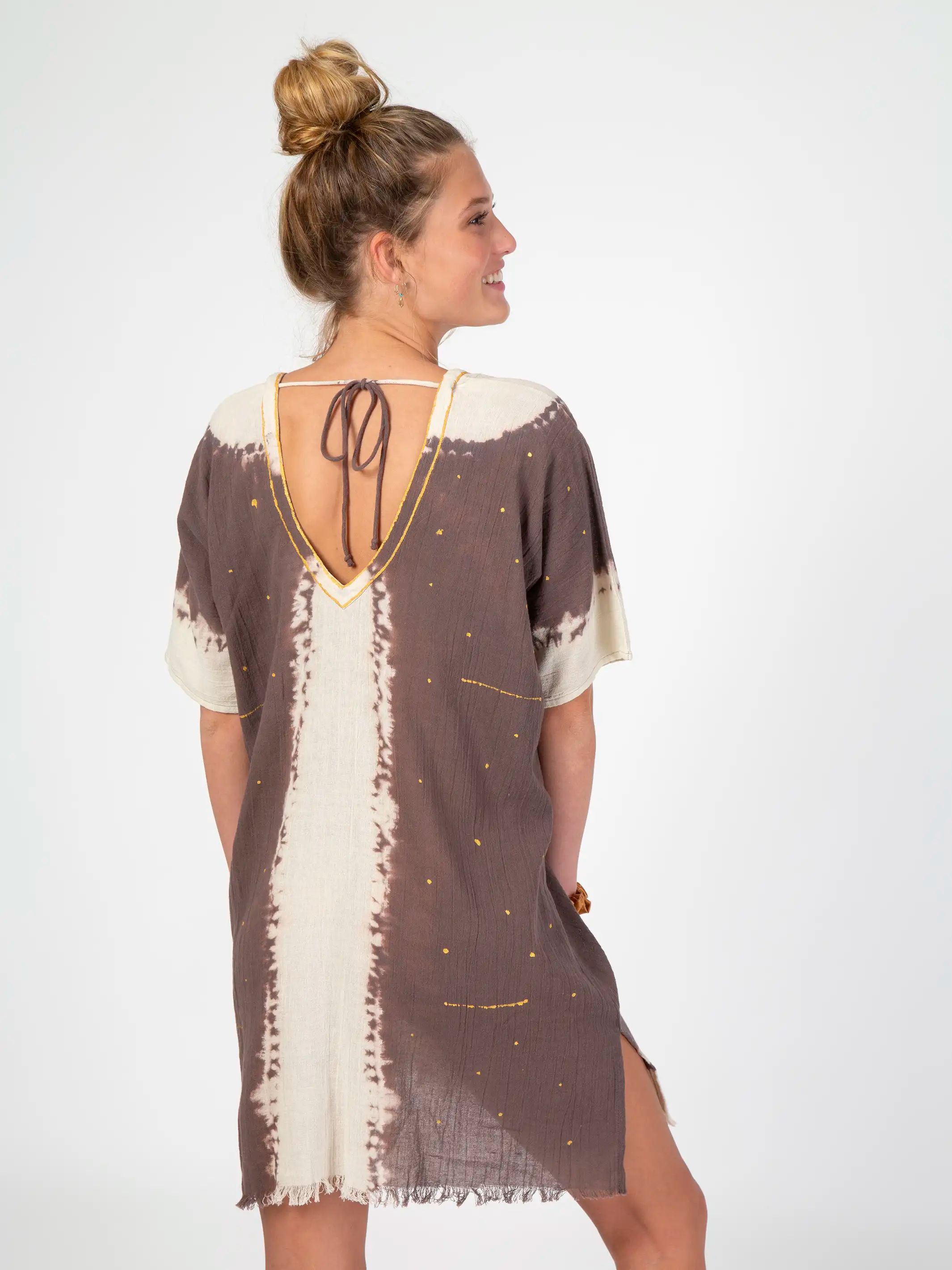 Sayulita Kaftan - Charcoal sold by NATURAL LIFE product image thumbnail 2