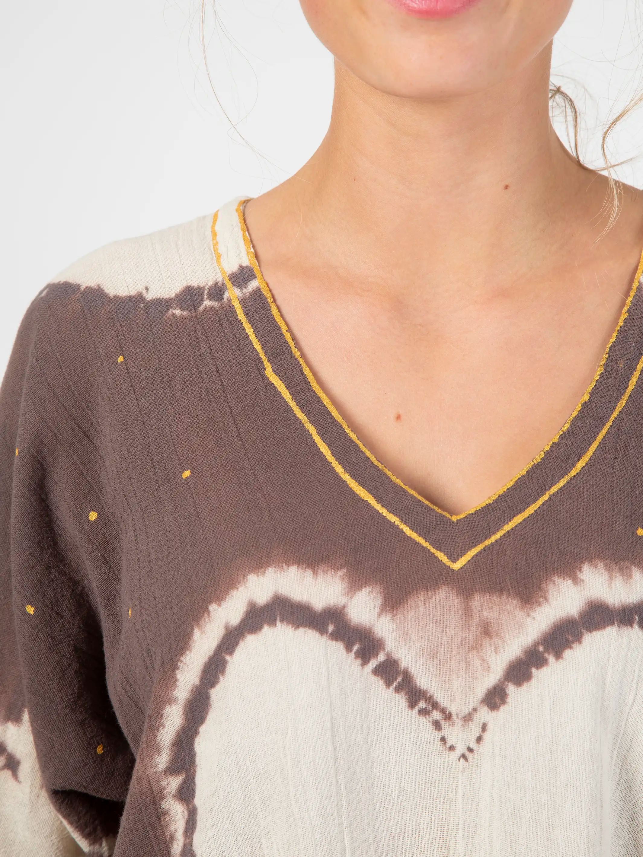 Sayulita Kaftan - Charcoal sold by NATURAL LIFE product image thumbnail 3