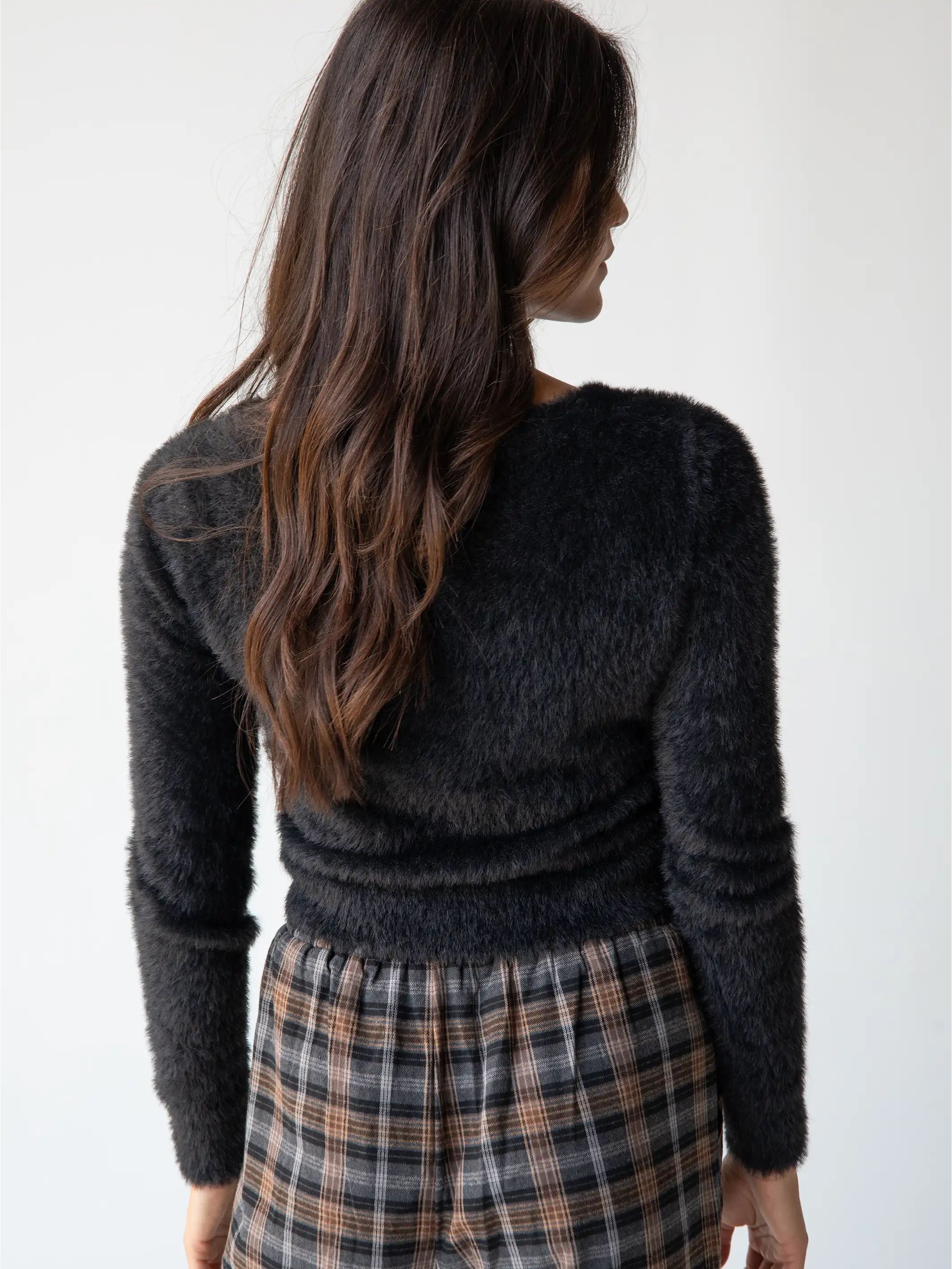 Fuzzy Sweater - Black sold by NATURAL LIFE product image thumbnail 2