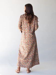 Drew Cotton Shirt Dress - Rusty Floral sold by NATURAL LIFE