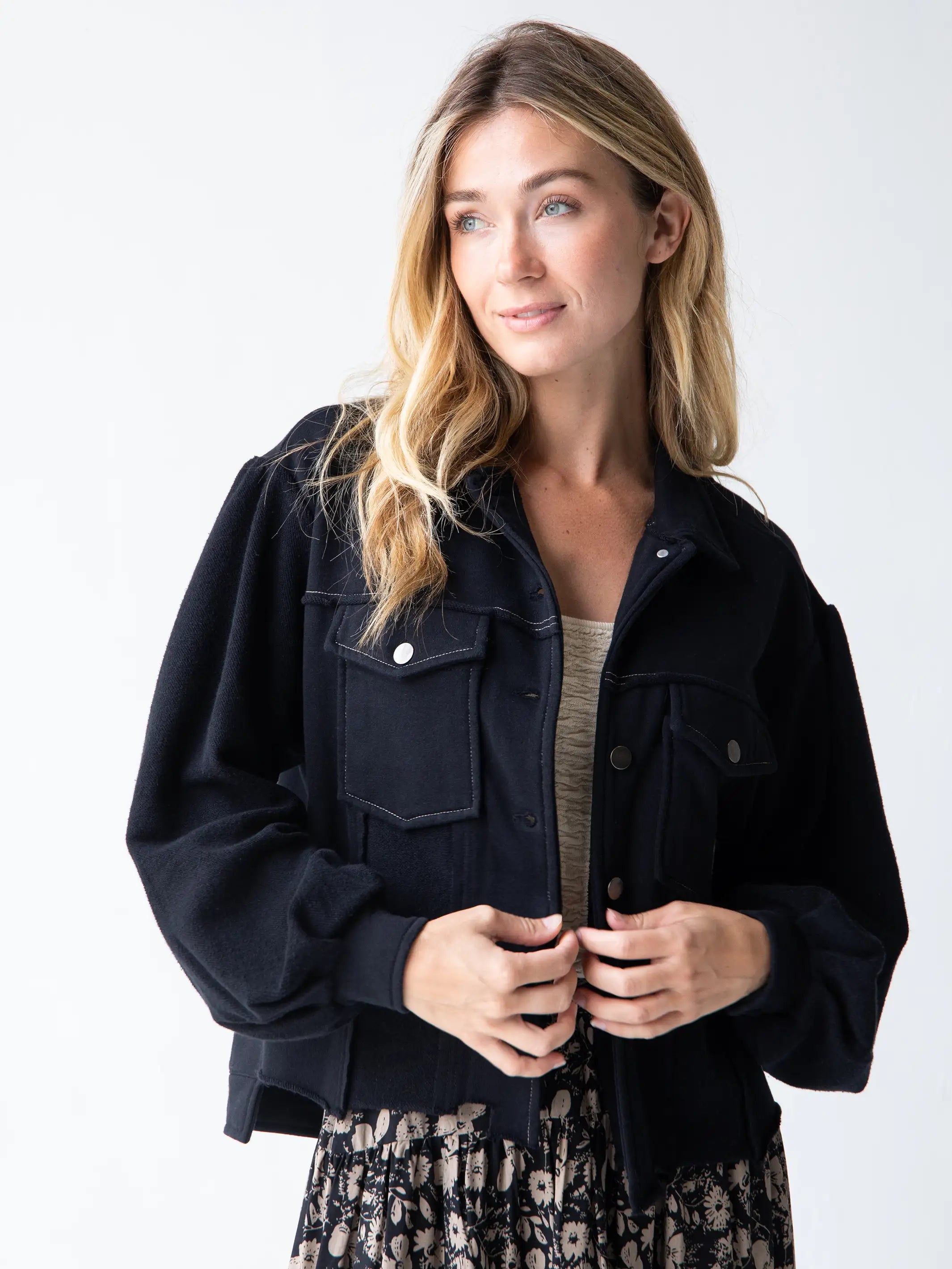 Laney Jacket - Black sold by NATURAL LIFE product image thumbnail 3