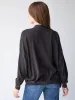 Live Happy Cotton Cardigan Sweater - Charcoal Rainbow sold by NATURAL LIFE