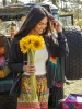 Live Happy Cotton Cardigan Sweater - Charcoal Rainbow sold by NATURAL LIFE