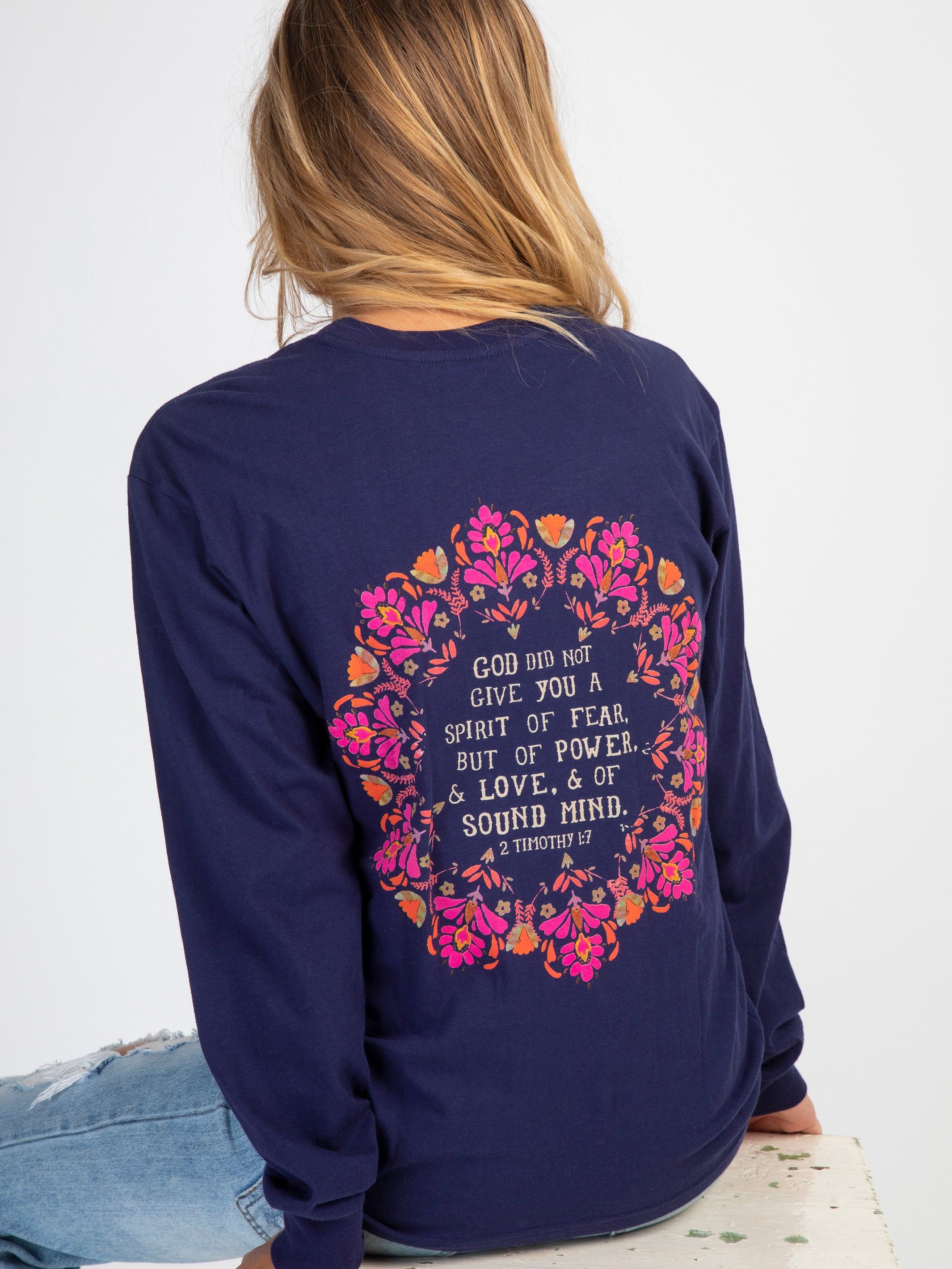 Long Sleeve Comfy Tee Shirt - God Did Not Give sold by NATURAL LIFE product image thumbnail 4
