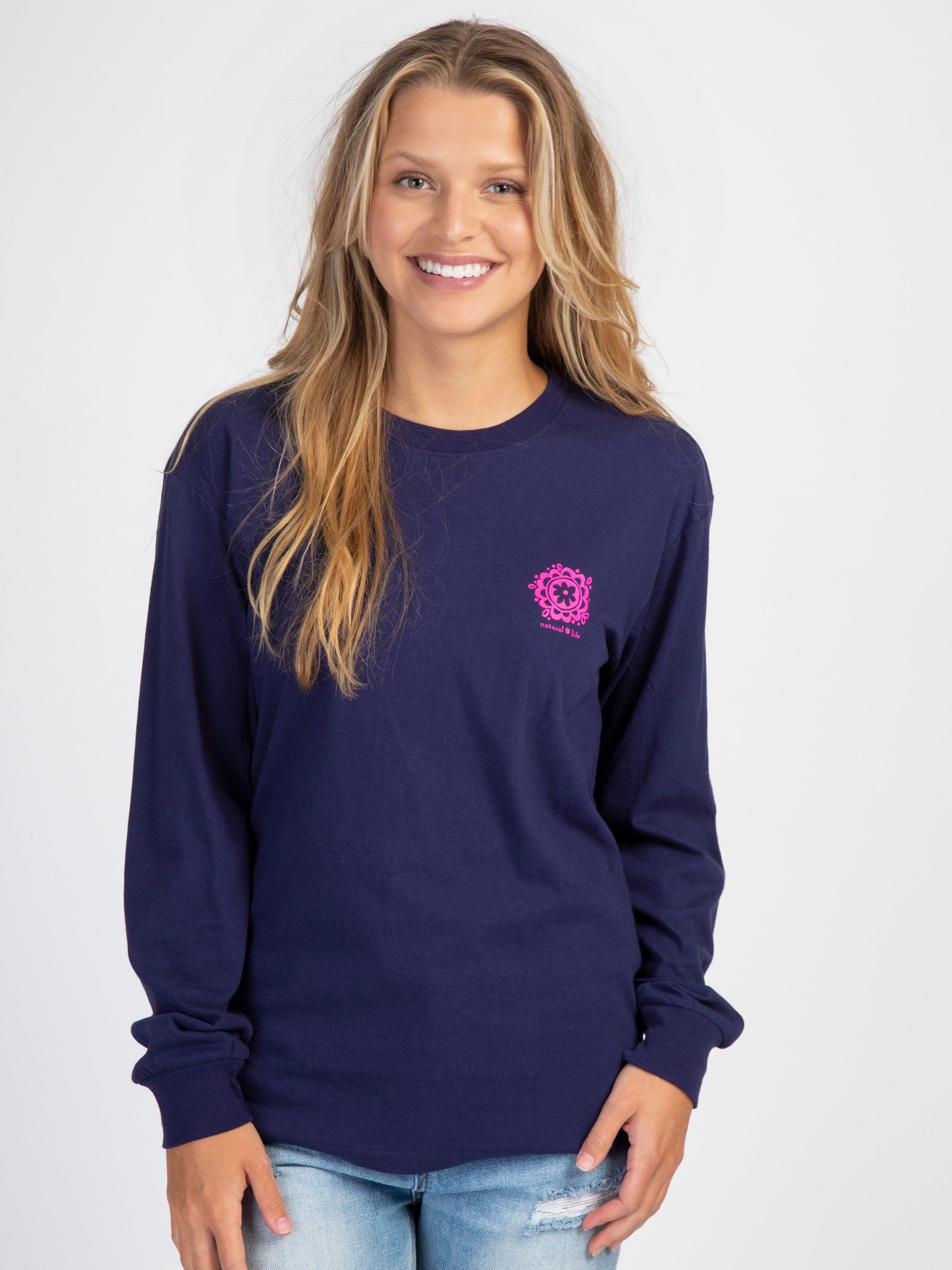 Long Sleeve Comfy Tee Shirt - God Did Not Give sold by NATURAL LIFE product image thumbnail 3