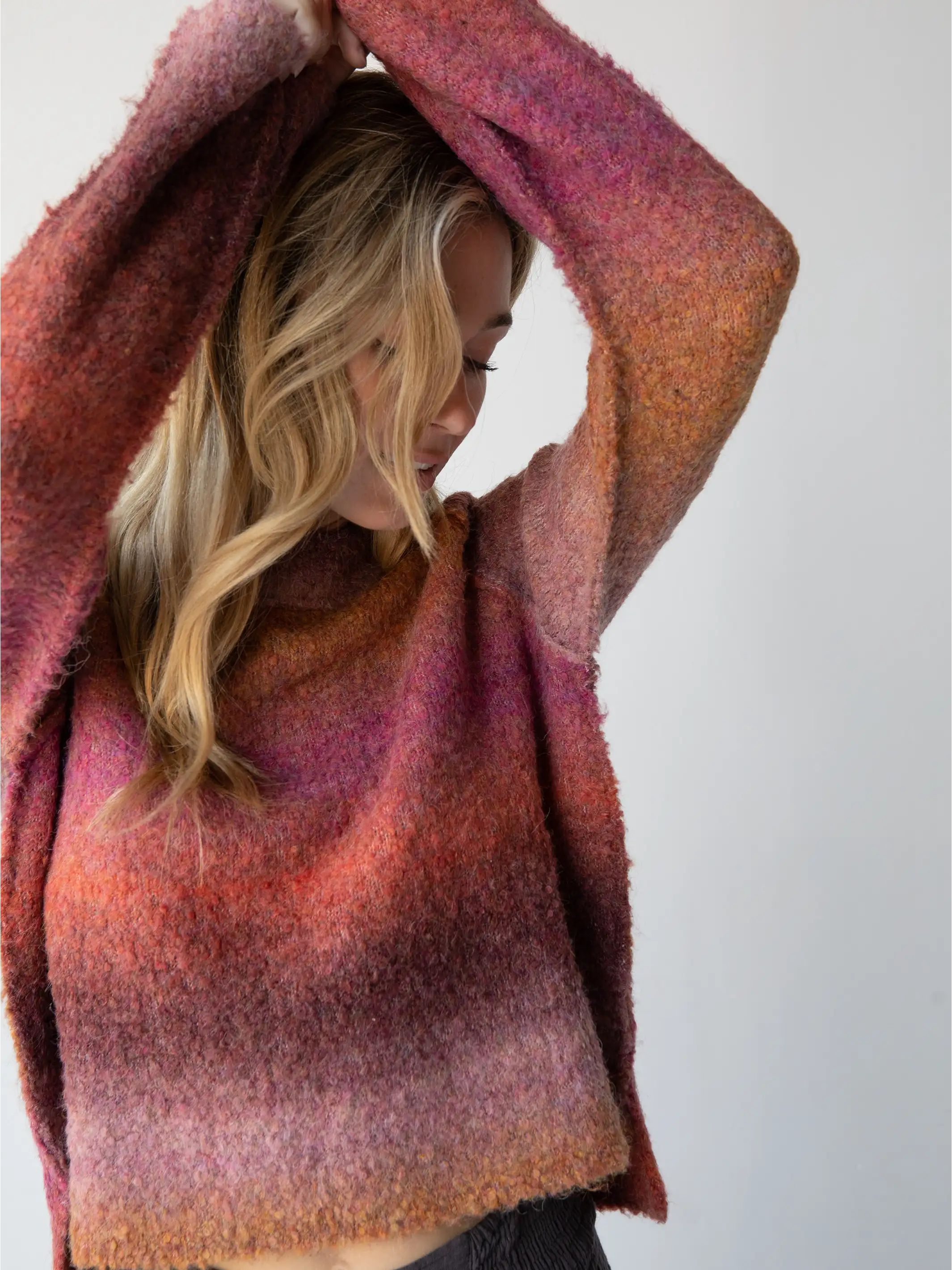Annie Boucle Sweater - Pink sold by NATURAL LIFE product image thumbnail 3