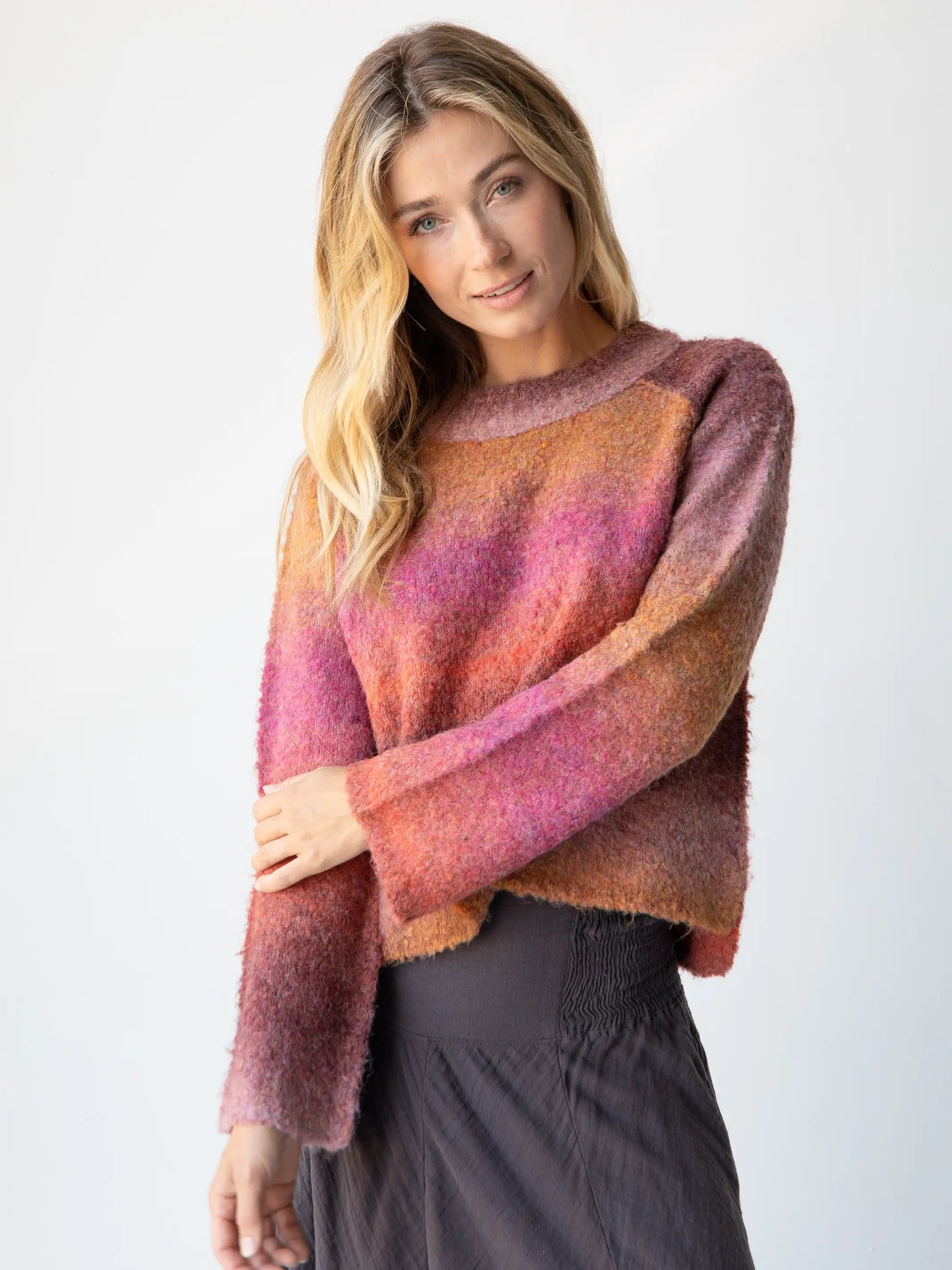 Annie Boucle Sweater - Pink sold by NATURAL LIFE