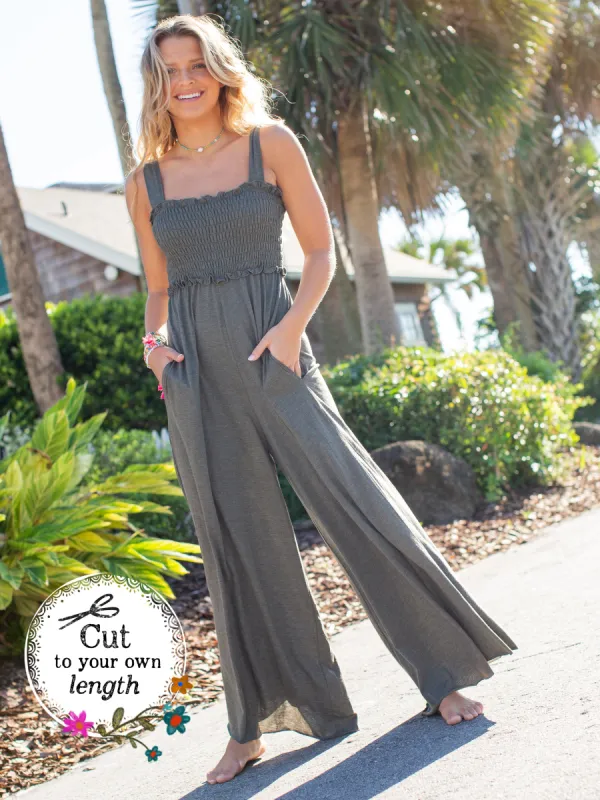 Harper Knit Jumpsuit - Sage made by NATURAL LIFE