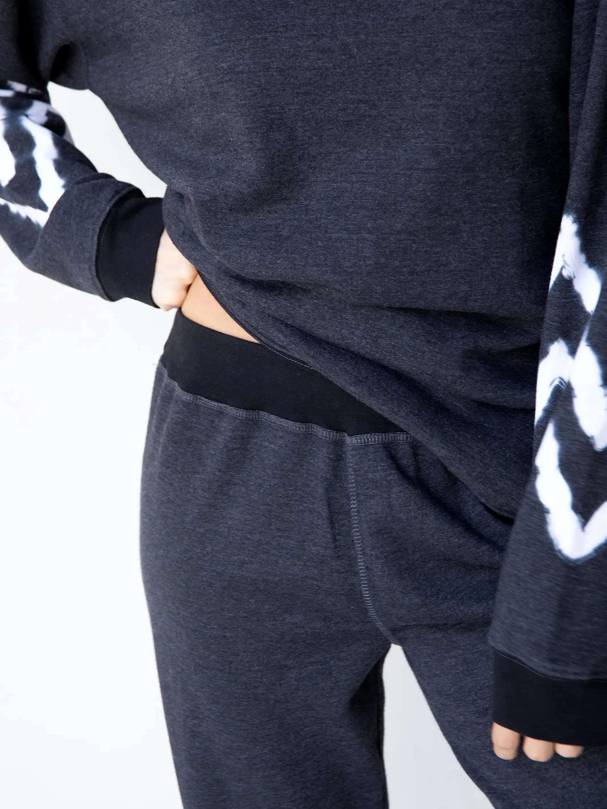 Comfy Jogger - Charcoal Chevron sold by NATURAL LIFE product image thumbnail 3