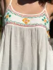 Sophie Embroidered Tank Top - White sold by NATURAL LIFE