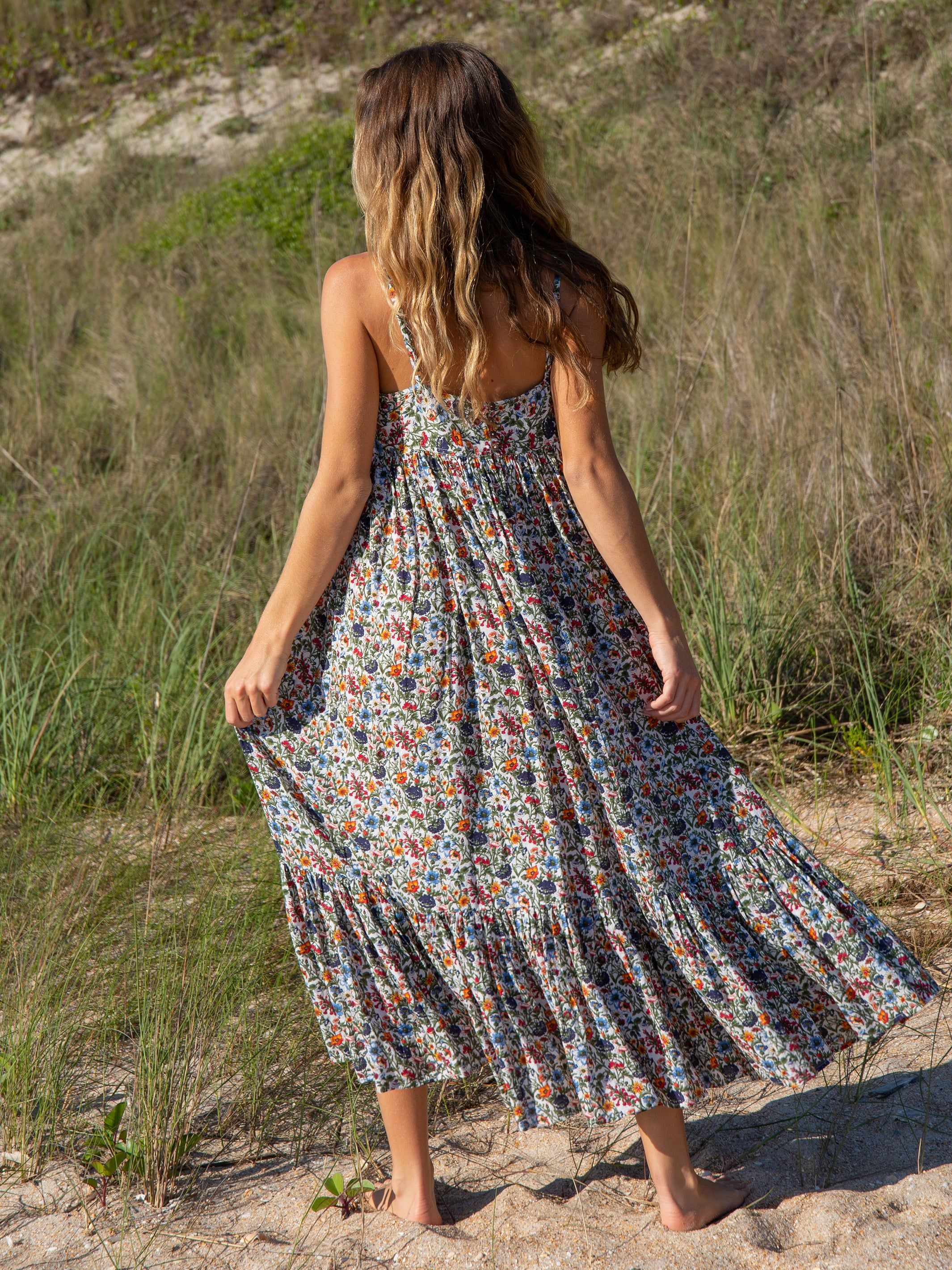 Nina Maxi Dress - Multi Floral sold by NATURAL LIFE product image thumbnail 2