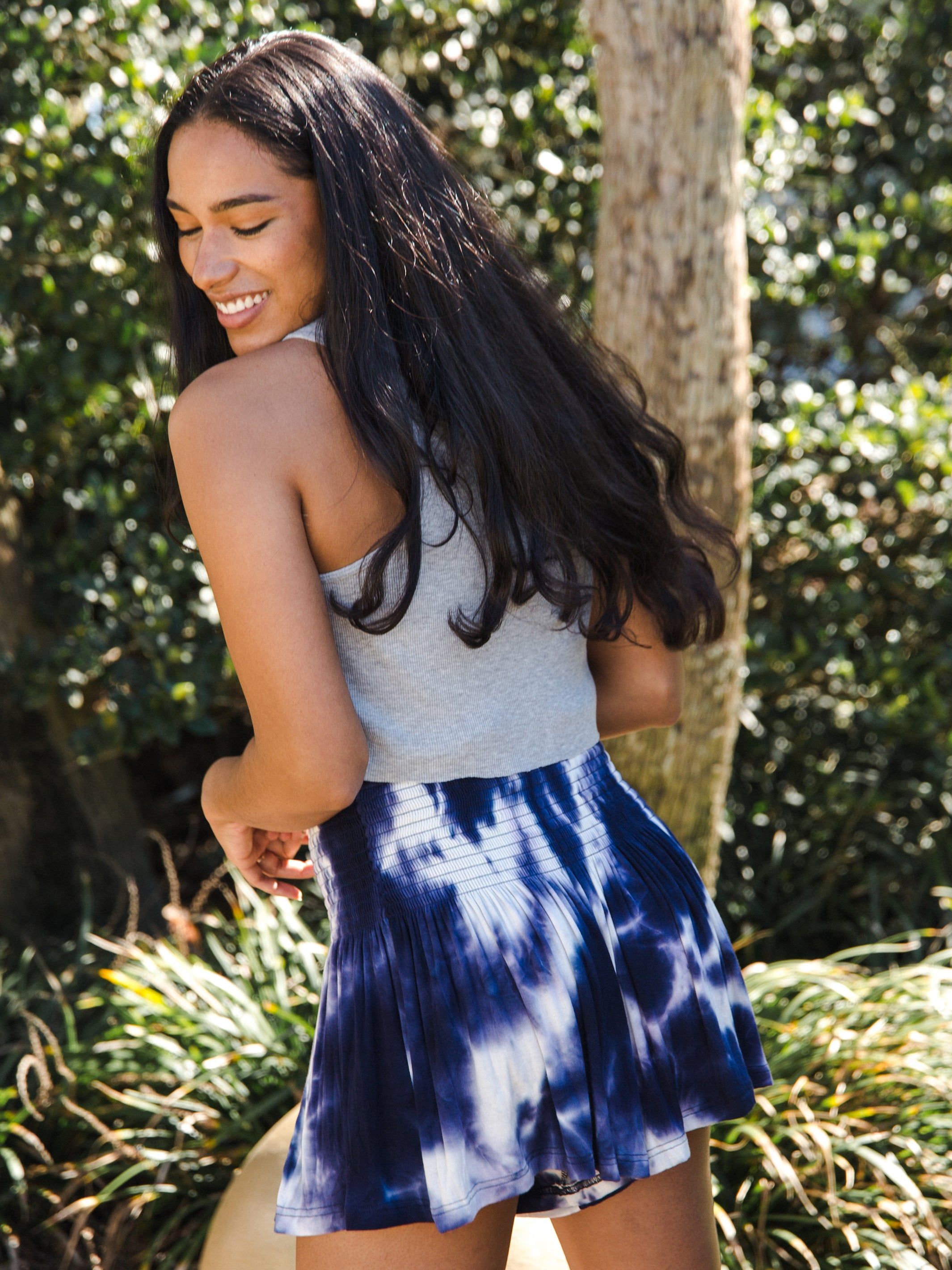 Daisy Knit Skort - Midnight Tie-Dye sold by NATURAL LIFE product image thumbnail 2