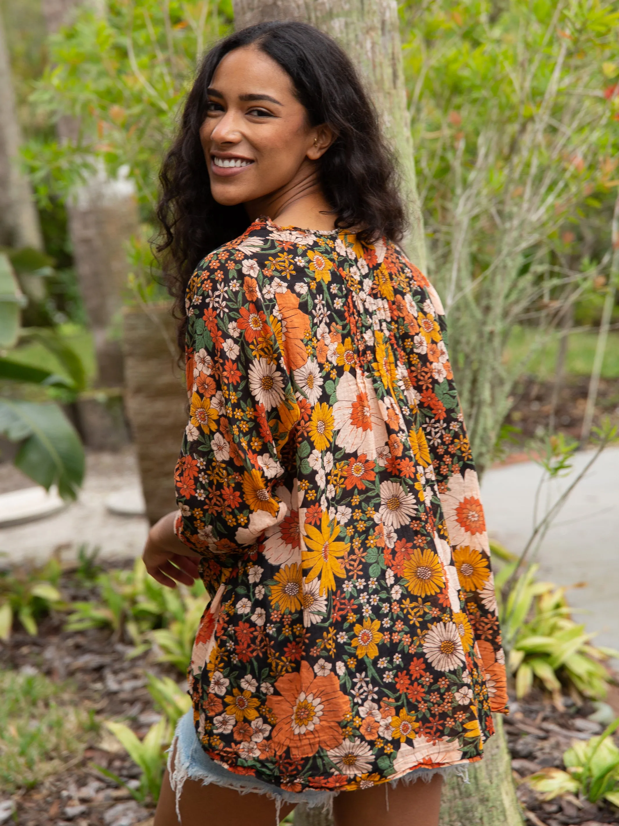 Tunic-In-A-Bag - Orange Floral sold by NATURAL LIFE product image thumbnail 4
