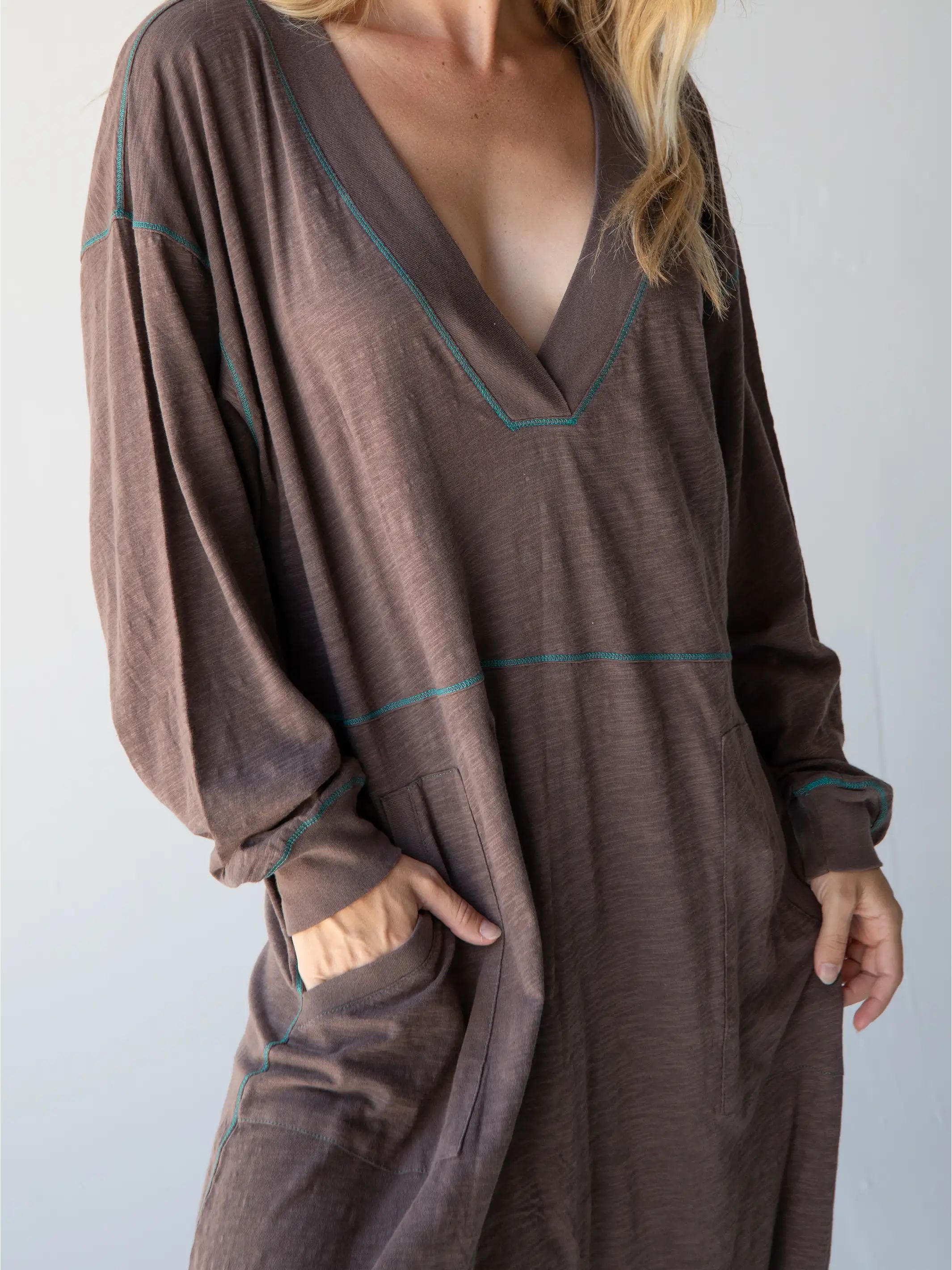 Johnnie Cotton Jumpsuit - Espresso sold by NATURAL LIFE product image thumbnail 4