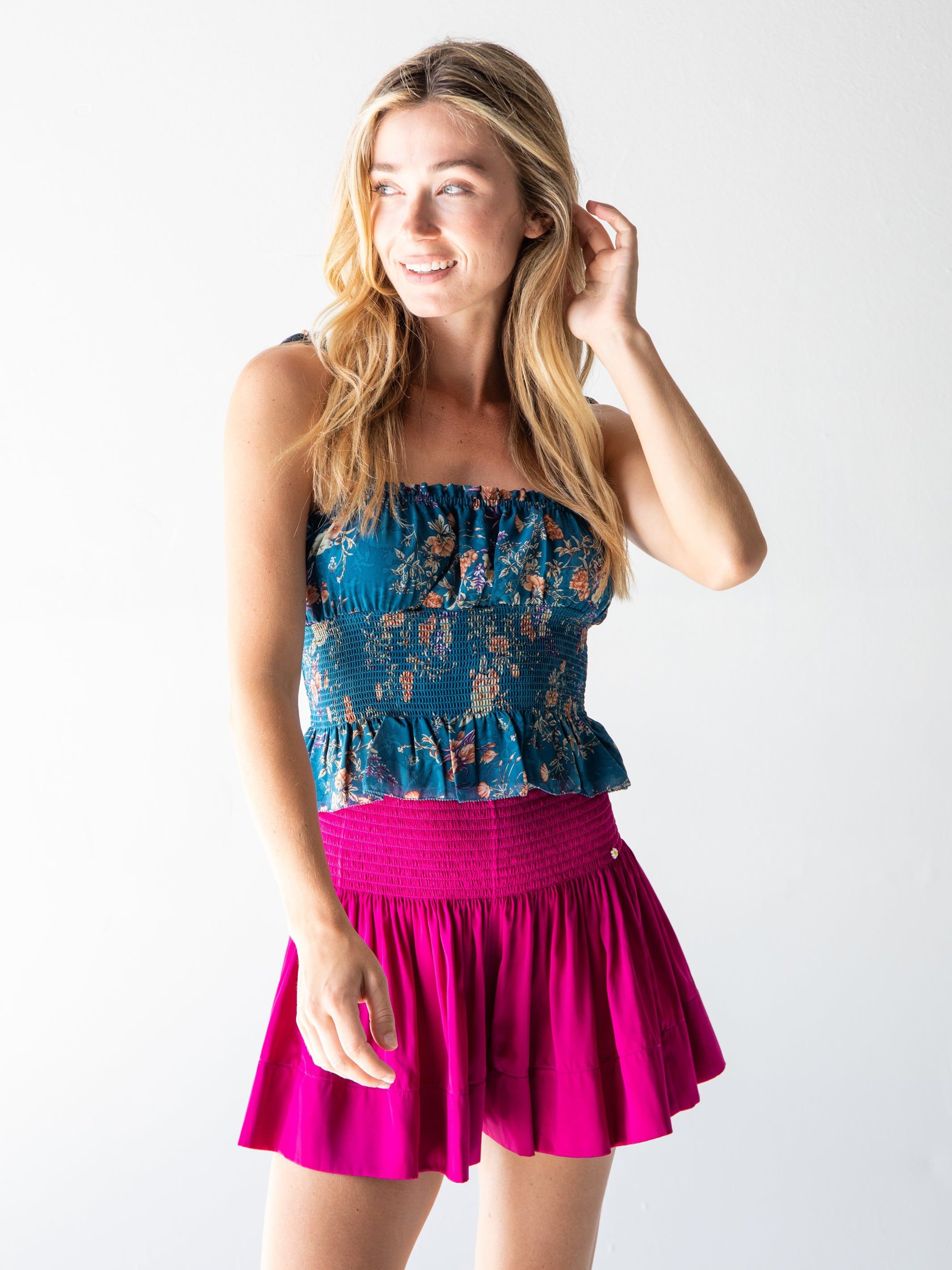 Daisy Skort - Magenta sold by NATURAL LIFE