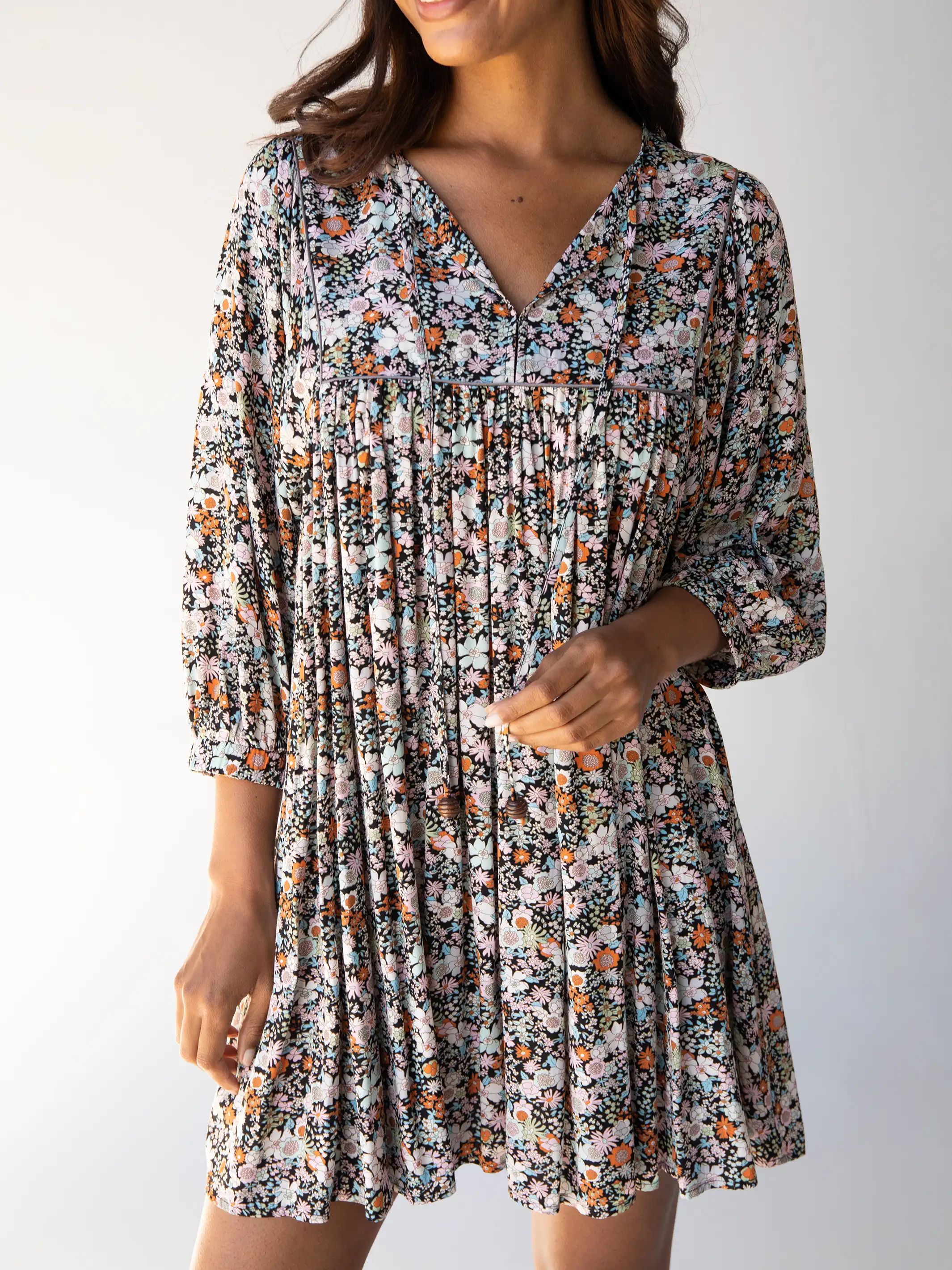 Rose Dress - Multi Floral sold by NATURAL LIFE