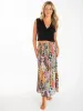 Maylin Midi Skirt - Floral Diamonds Patchwork sold by NATURAL LIFE