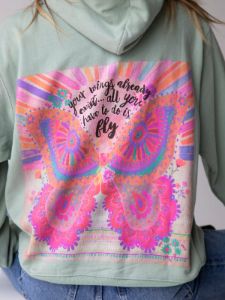 Natural Life Hoodie Sweatshirt - Your Wings Exist sold by NATURAL LIFE