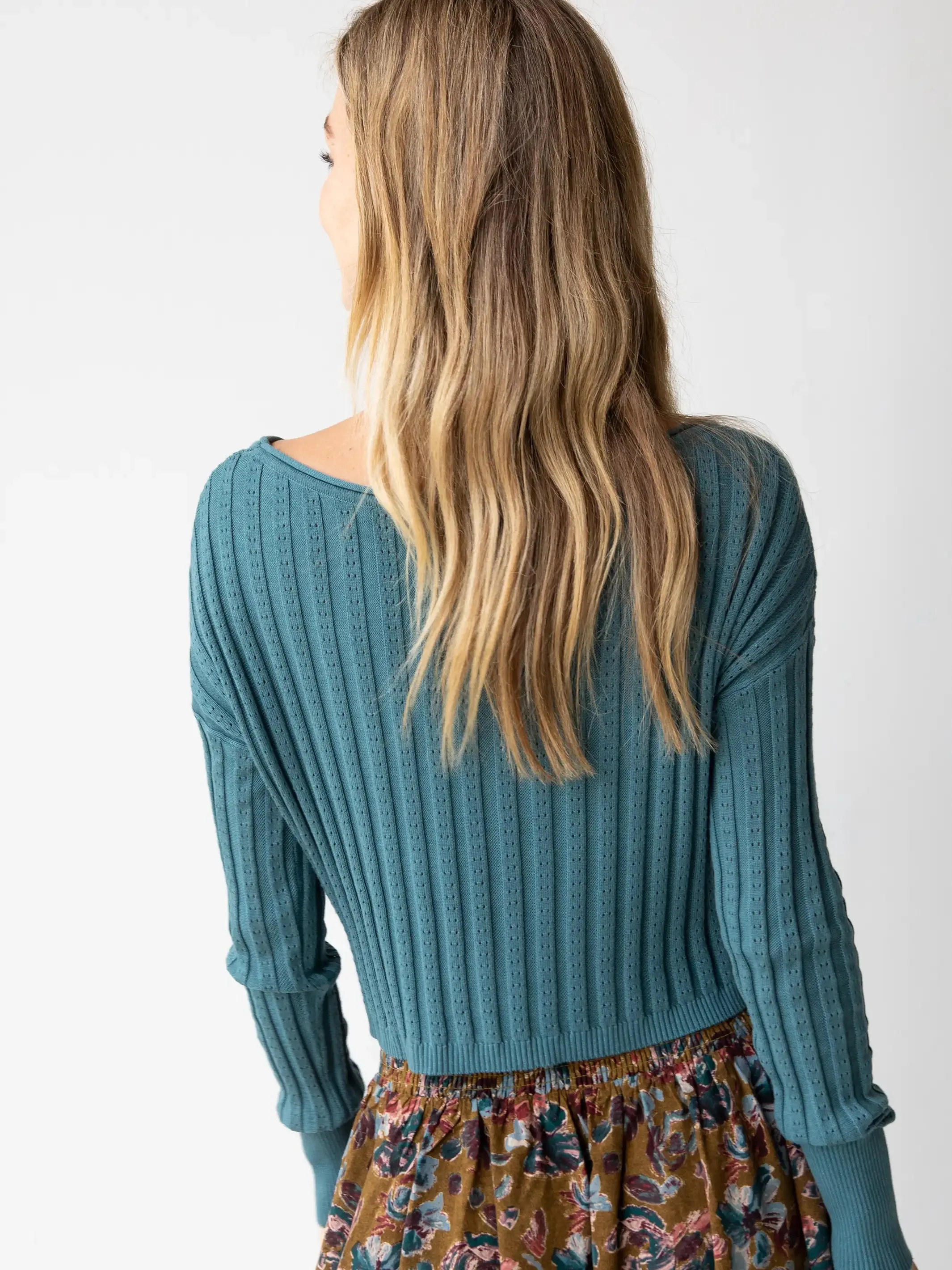 Patti Layering Sweater - Seafoam sold by NATURAL LIFE product image thumbnail 3