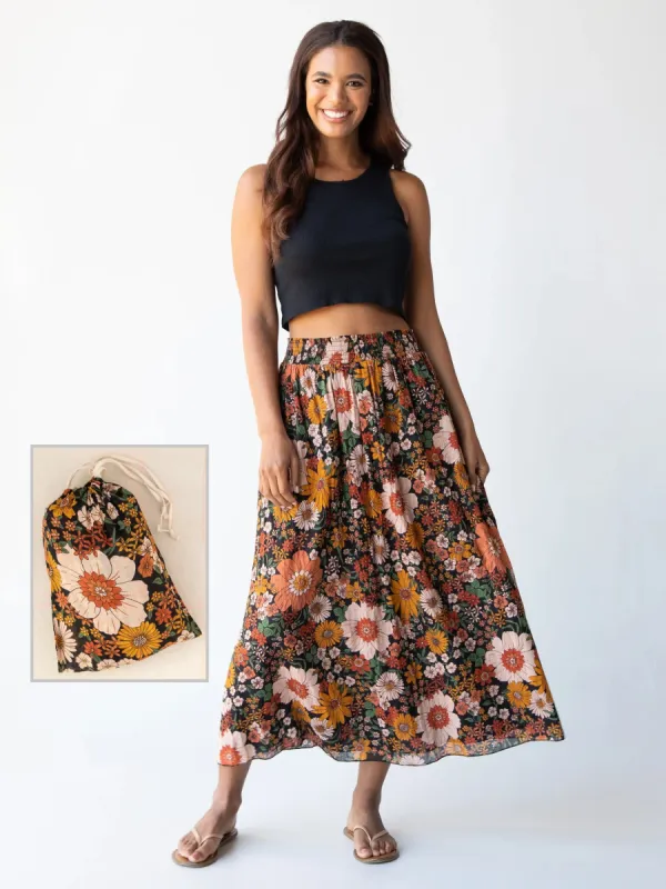 Skirt-In-A-Bag - Orange Floral sold by NATURAL LIFE