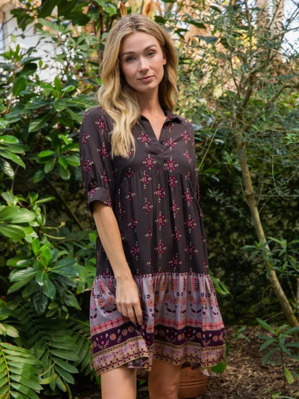 Becca Dress - Mocha Tulip sold by NATURAL LIFE