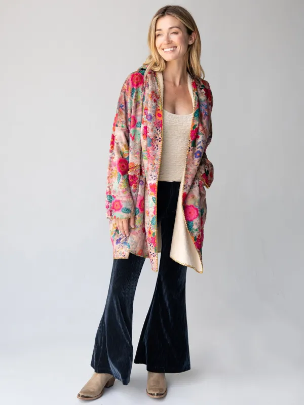 Joplin Velvet Flare Pant - Slate Grey sold by NATURAL LIFE