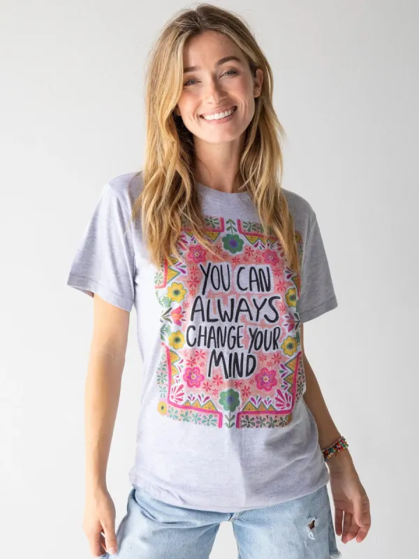Boyfriend Tee Shirt - Change Your Mind sold by NATURAL LIFE