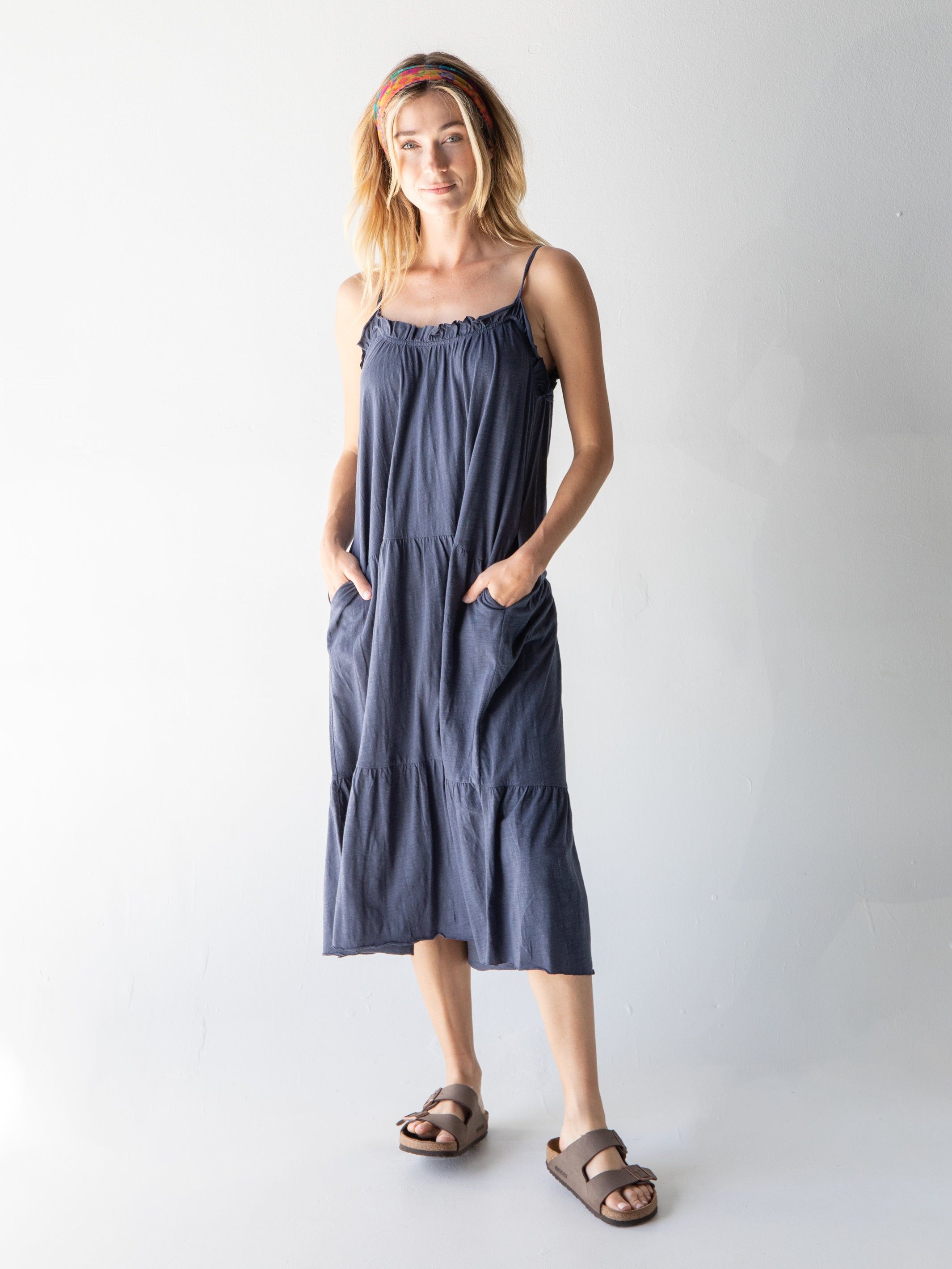 Harley Knit Midi Dress - Navy sold by NATURAL LIFE product image thumbnail 3