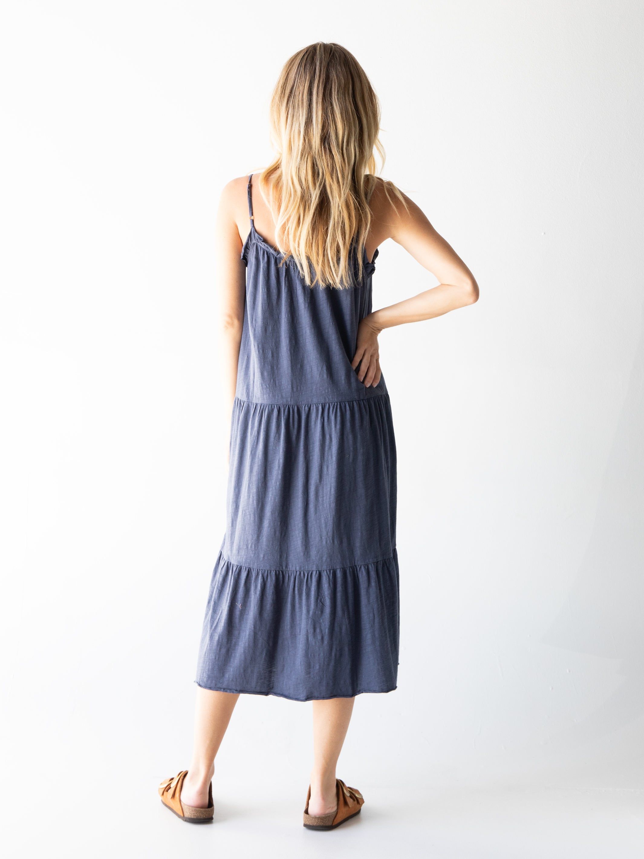 Harley Knit Midi Dress - Navy sold by NATURAL LIFE product image thumbnail 5