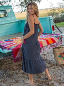 Harley Knit Midi Dress - Navy sold by NATURAL LIFE