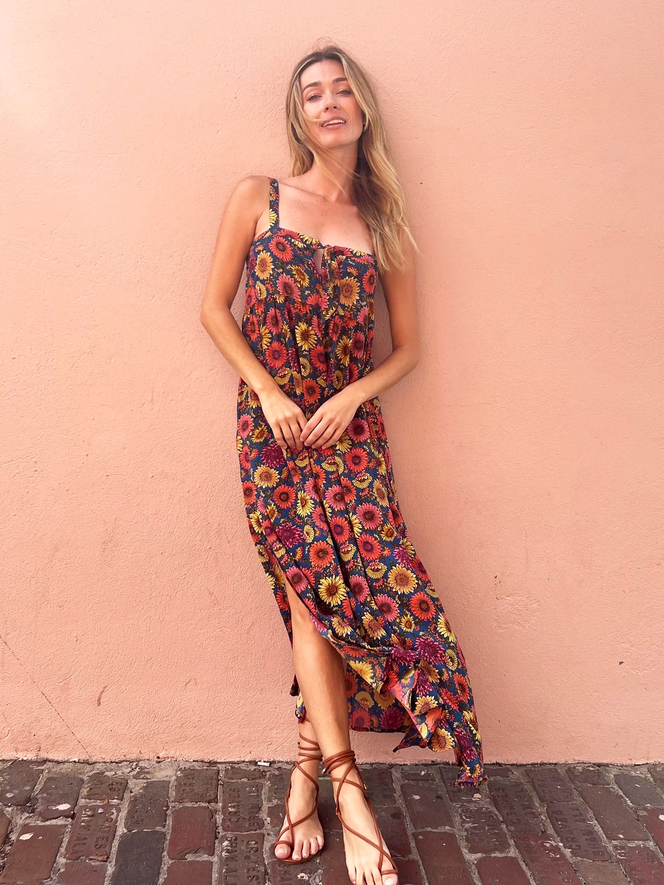 Patsy Maxi Dress - Red Sunflower sold by NATURAL LIFE product image thumbnail 5
