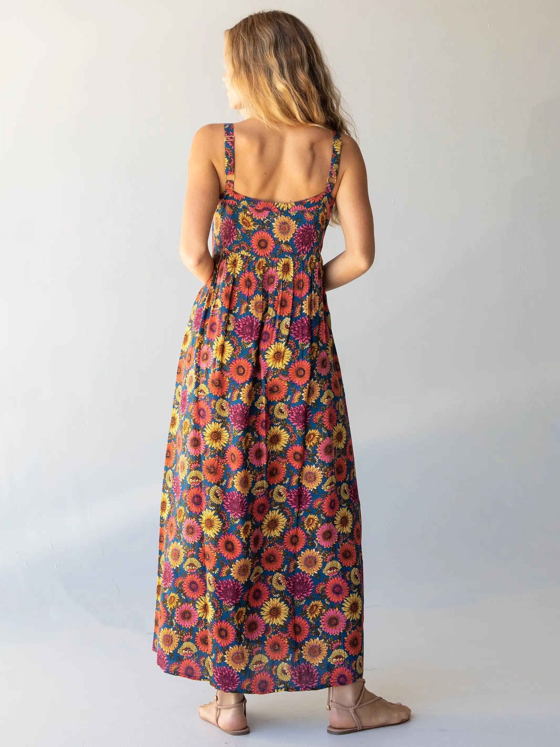 Patsy Maxi Dress - Red Sunflower sold by NATURAL LIFE product image thumbnail 4