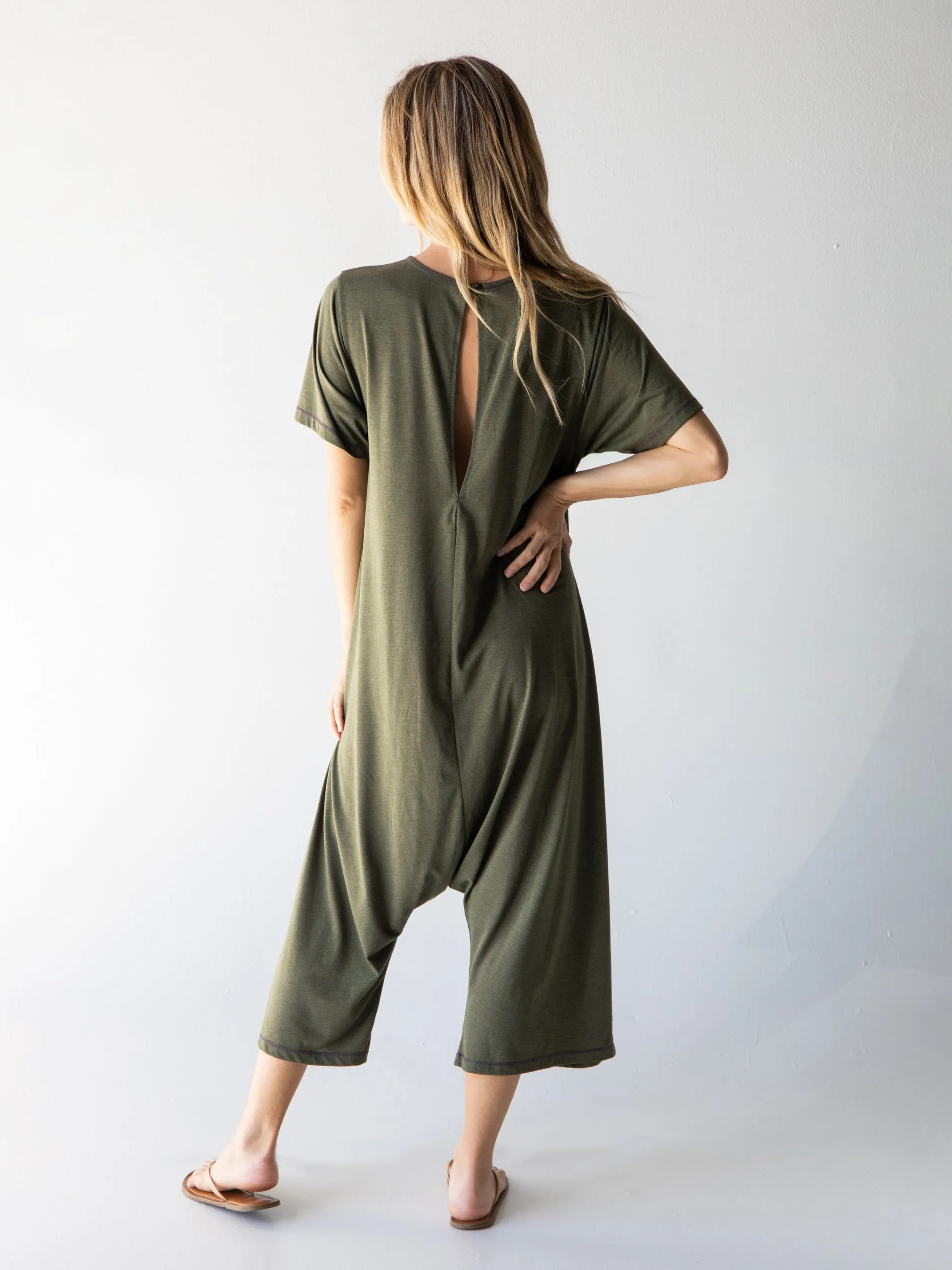 Nomad Knit Printed Jumpsuit - Peace Sign sold by NATURAL LIFE product image thumbnail 5