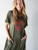 Nomad Knit Printed Jumpsuit - Peace Sign sold by NATURAL LIFE