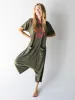 Nomad Knit Printed Jumpsuit - Peace Sign sold by NATURAL LIFE